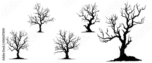 Spooky Tree Silhouette - Halloween Decoration
