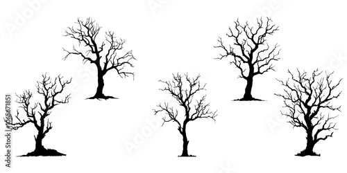 Spooky Tree Silhouette - Halloween Decoration