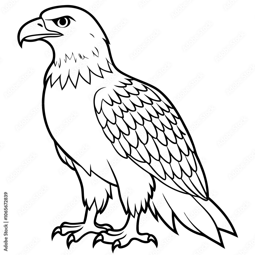 Obraz premium eagle isolated on white