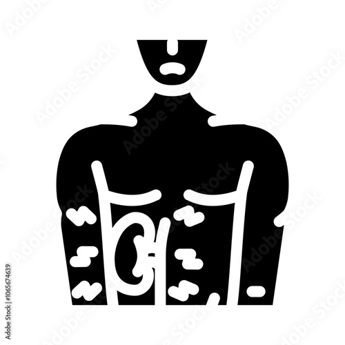 kidney man disease glyph icon vector. kidney man disease sign. isolated symbol illustration