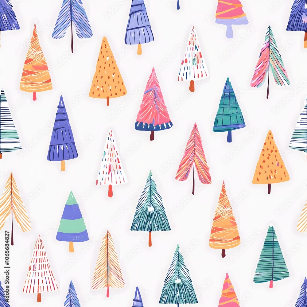 Obraz premium seamless christmas pattern