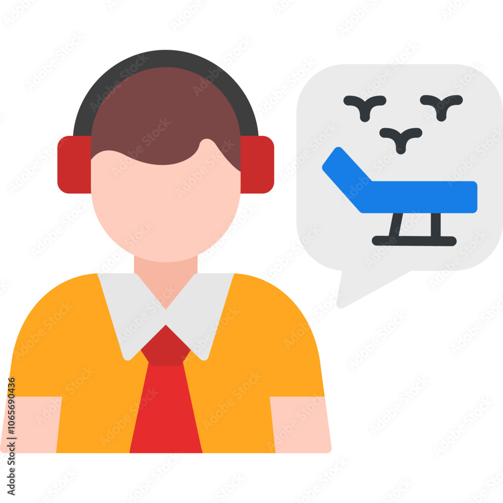 Obraz premium Travel Agent Icon