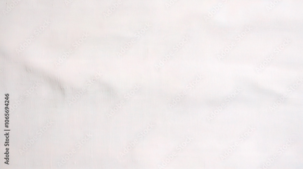 Obraz premium Subtle Textured White Fabric Background for Design Projects