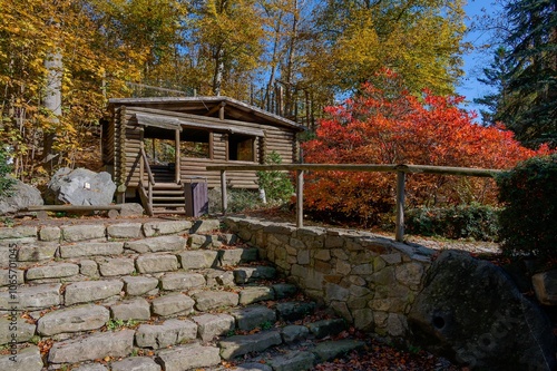 old house in autumn