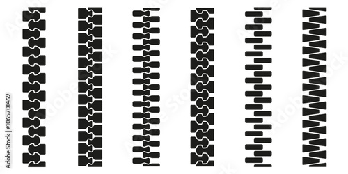Zipper set. Zip brush set.