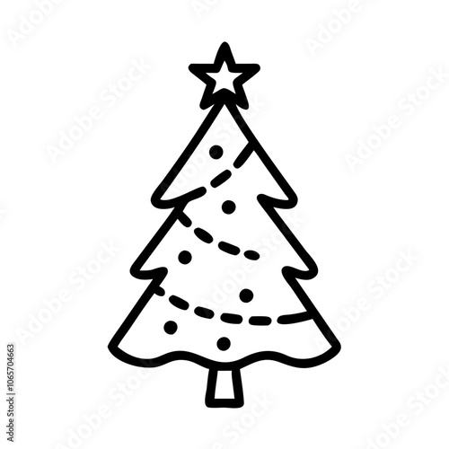Weihnachtsbaum Symbol