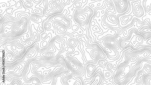 Topographic map background geographic line map