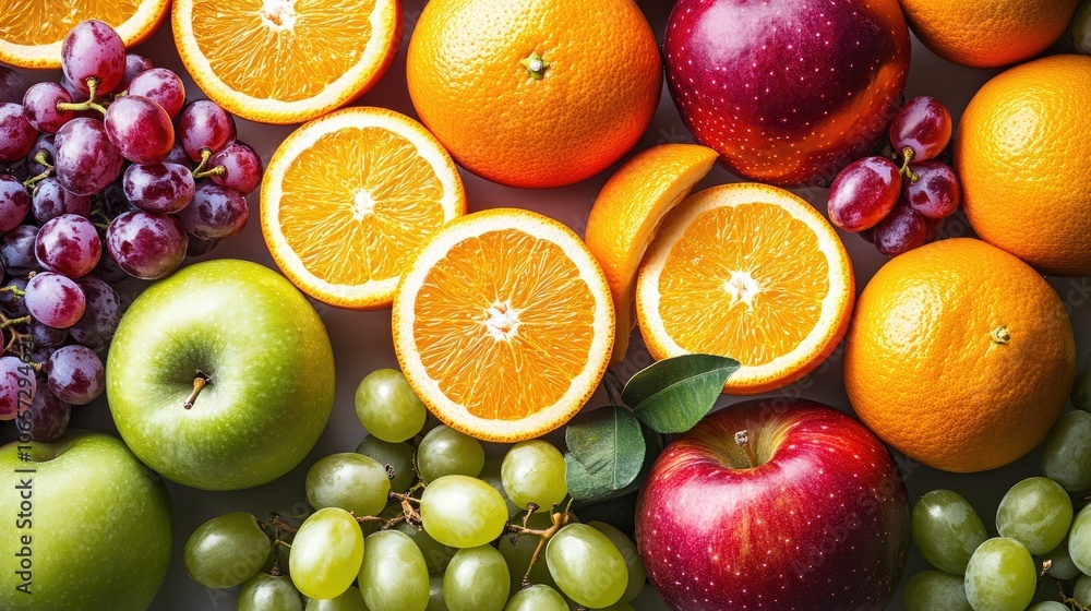 Explore the vibrant world of fresh fruits with citrus and grapes Explore the vibrant world of fresh fruits with citrus and grapes