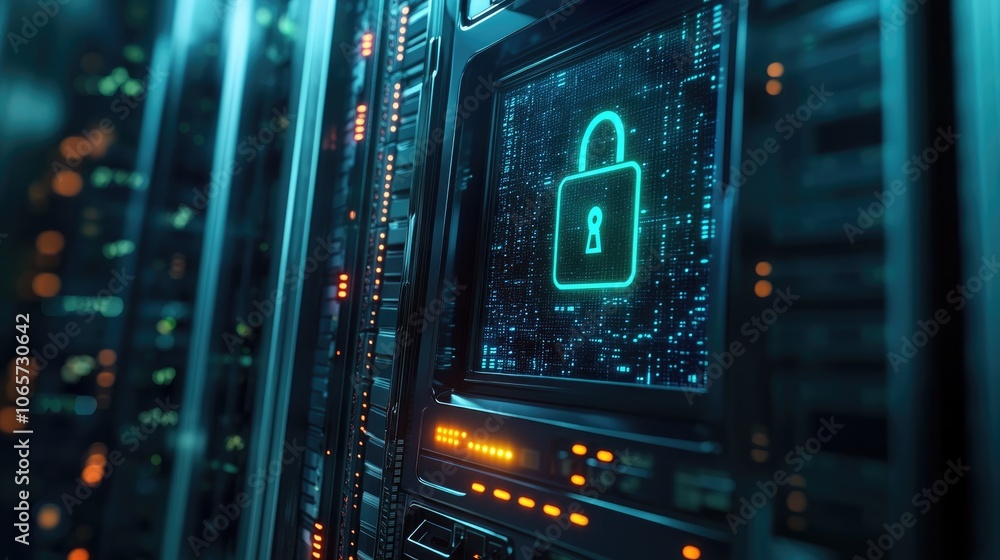 Fototapeta premium Secure your data understanding the importance of cybersecurity in modern technology