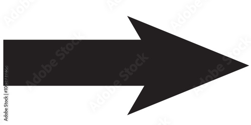 Black arrow icon vector. Black long arrow icon vector. black direction arrow . long up arrow icon vector . Long arrow. Black arrow pointing right. Black large arrow pointing right. 