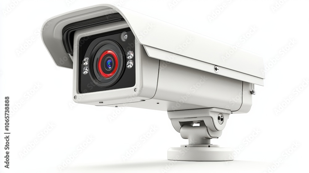 An advanced rectangular security camera designed for optimal monitoring efficiency, ensuring the high-level safety of properties through detailed surveillance footage. An advanced rectangular security camera designed for optimal monitoring efficiency, ensuring the high-level safety of properties through detailed surveillance footage.