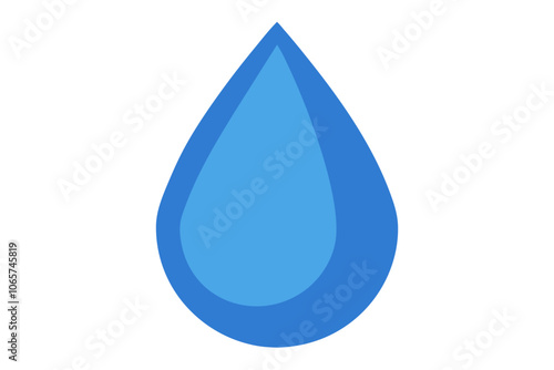 Tear Drop | isolated vector illustration on white background