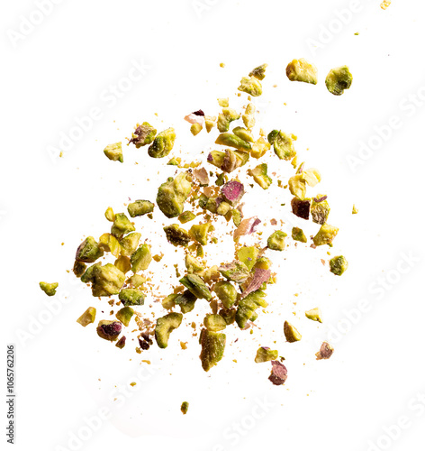 Crushed pistachios perfect for design