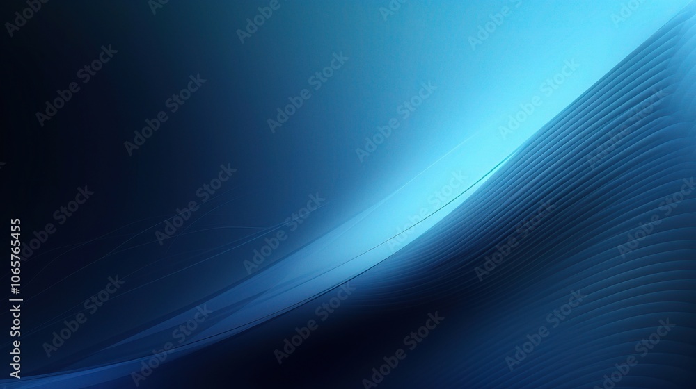 Obraz premium Abstract Blue Wave Background Design