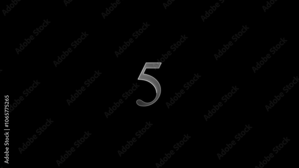 Neon countdown number animation on black background. 0-10 counting down seconds neon number. Neon countdown number animation on black background. 0-10 counting down seconds neon number.