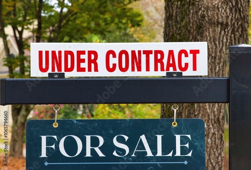Home under contract sign