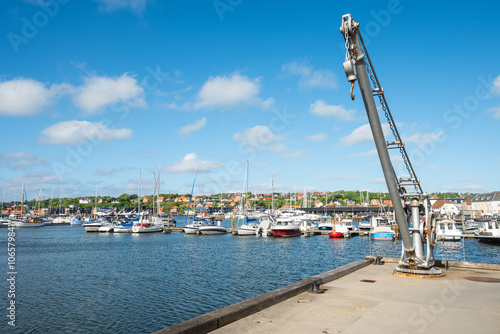 Town of Lemvig in Denmark on a summer day photo