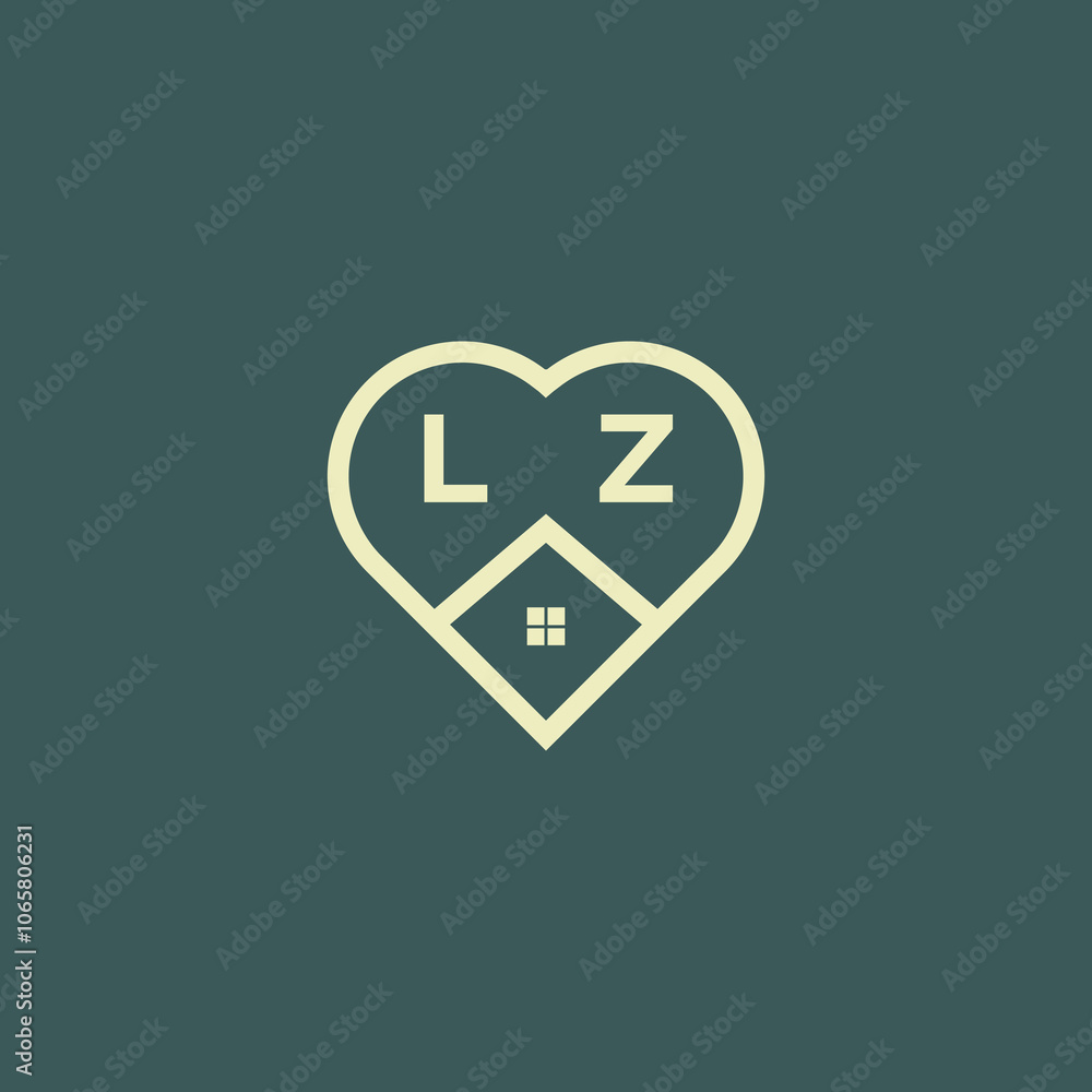 initial letter real estate logo design stock vector initial letter real estate logo design stock vector