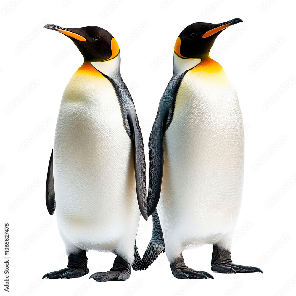 Obraz premium 3d penguins isolated on white