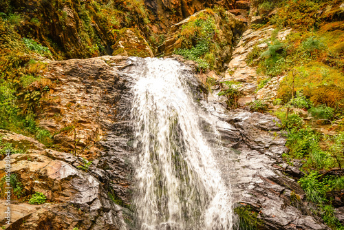 view of a waterfall in Los Arribes del Duero photo