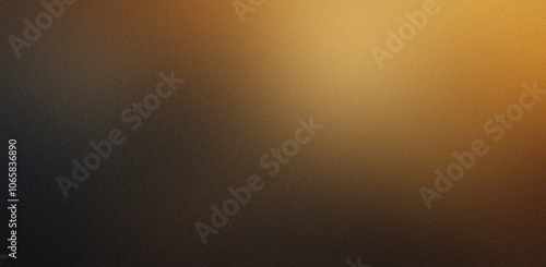 Textured Brown and Gold Gradient Background with Soft Light and Grainy Effect