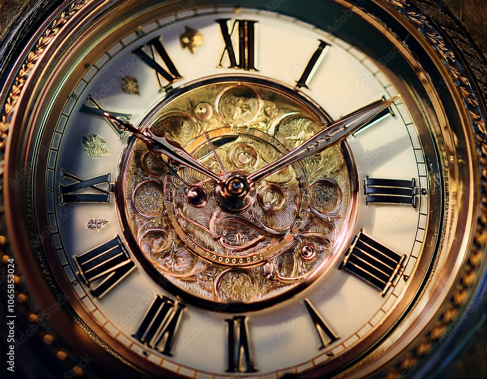 Fototapeta premium antique clock face