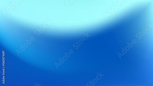 Winter Blue Gradient Background. Smooth snowy landscape