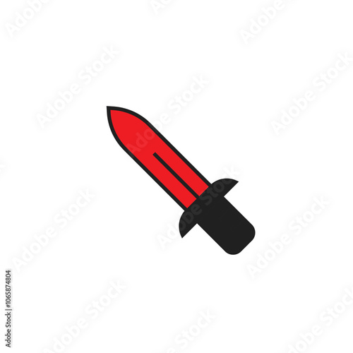 Kitchen Knife Icon Editable Vector 
