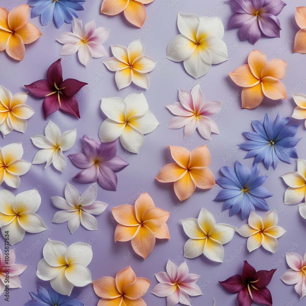 Frangipani flower background Frangipani flower background