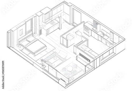 Apartment Floor Plan Sketch