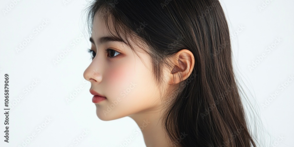 Obraz premium Fashion-forward Youth: Trendy Asian Teen Girl