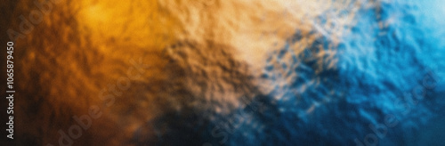 Vintage Grainy Texture in Blue and Brown for Banners and Wallpapers