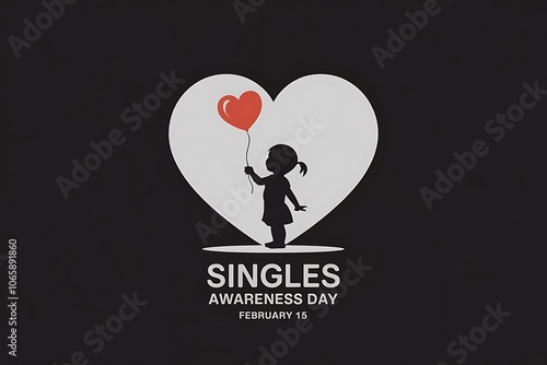 Celebrate National Singles Awareness Day with Fun and Bold Typography photo