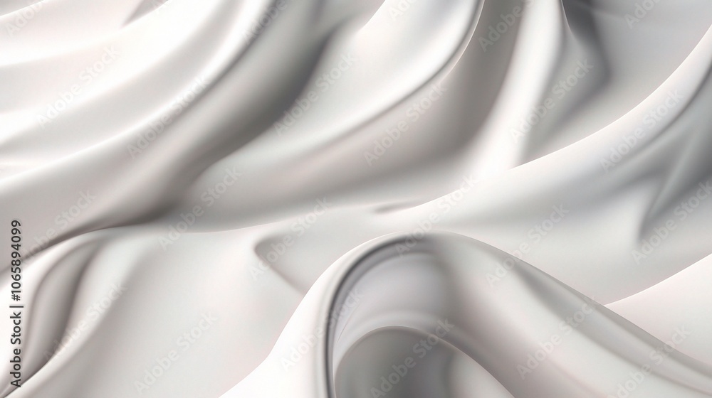 Obraz premium Soft White Fabric Texture for Background and Design