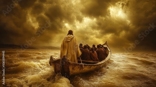 Jesus Calming the Storm on the Sea of Galilee