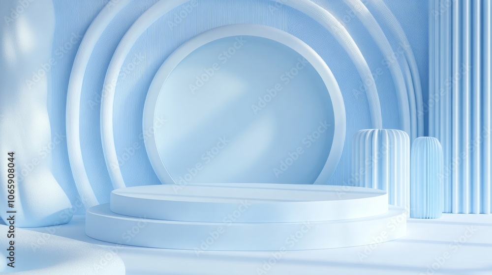 Obraz premium 3D Rendered Empty Podium