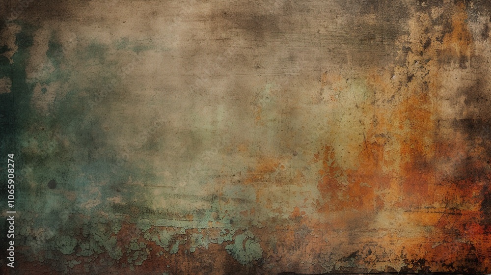 Obraz premium Abstract Grunge Texture with Earthy Tones