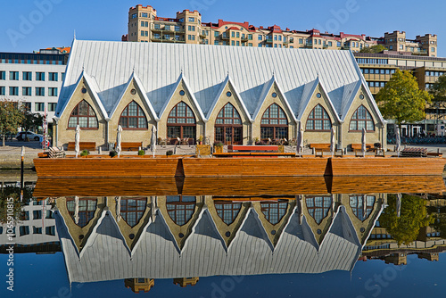 The fish church in the city of Gothenburg