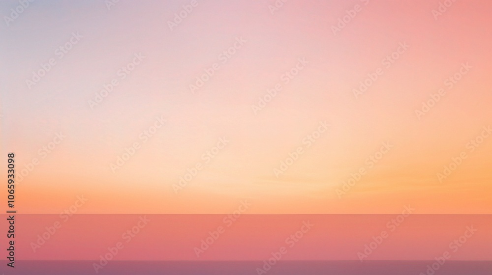 Obraz premium Serene Gradient Horizon at Dusk