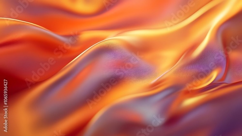 Wallpaper Mural Flowing Metallic glass Waves in Neon Blue and Pink on Dark Background - Abstract Design Concept Torontodigital.ca