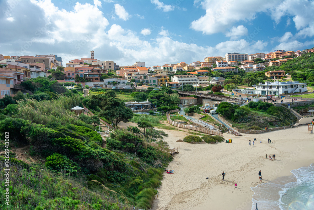 Fototapeta premium Hohe Wellen in Sardnien