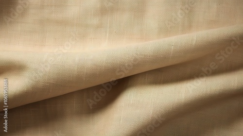 Soft Beige Fabric Texture for 3D Designs and Textiles photo