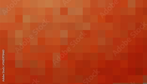 Gradient orange background. Abstract vector texture with intersecting light and dark orange squares. EPS 10. Illustration