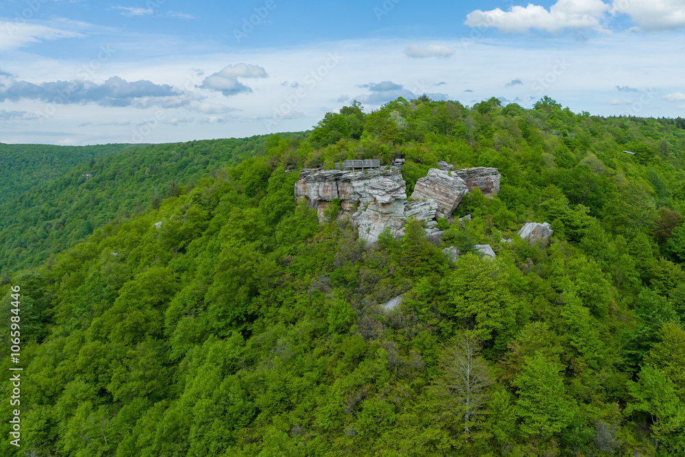 Lindy Point Overlook in Blackwater Falls State Park