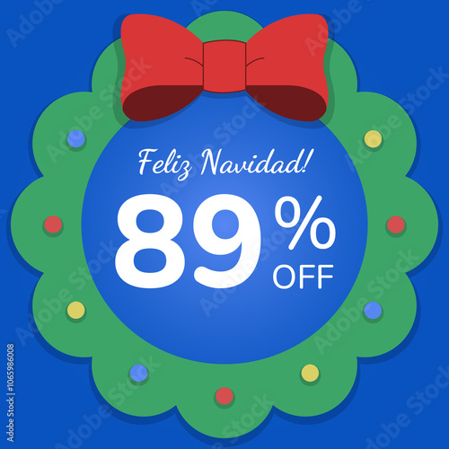 Tag 89% feliz navidad spanish