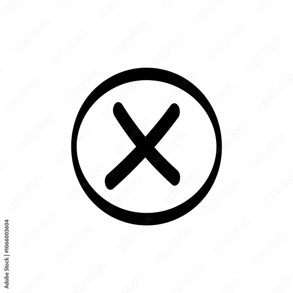 Obraz premium Cross icon