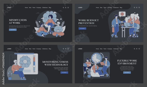 Work Burnout Prevention. Flat Vector Illustration