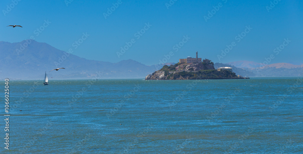 Obraz premium Alcatraz Island Prison near San Francisco