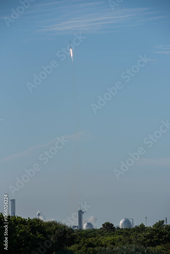 SpaceX Rocket Launch, Cape Canaveral, Florida photo