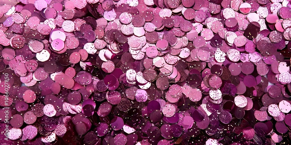 Fototapeta premium sequins of beautiful burgundy color. background. place for congratulations, text, advertising